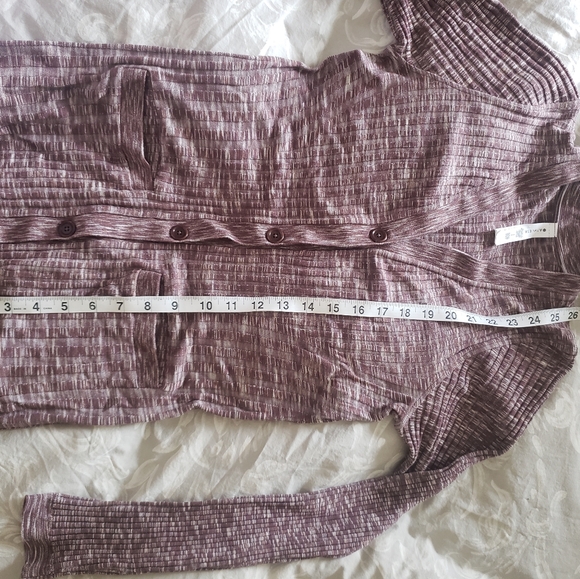 Athleta Brown Cream Revolve Cardigan - Picture 13 of 14